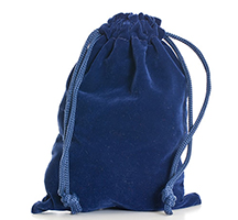 Blue Velvet Bag